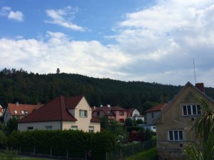 View of Tišnov from my front window.