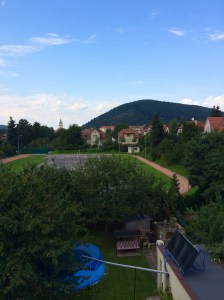 Tišnov with Květnice hill in back.