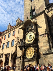 Prague's Astronomical Clock (there's also a beautiful one in Olomouc that wins out for me)