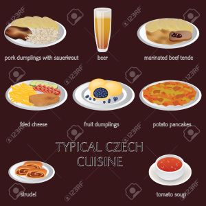 typical czech cuisine - few typical czech food